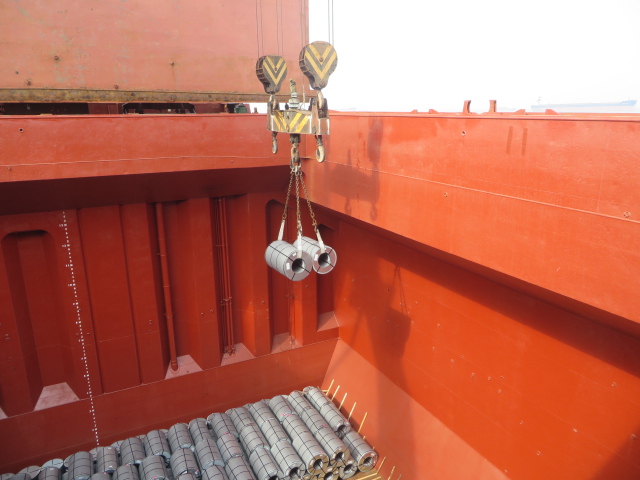 Cold Rolled Coils Loading Inspection