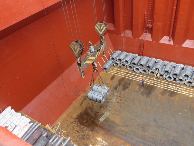 Cold Rolled Coils Loading Inspection