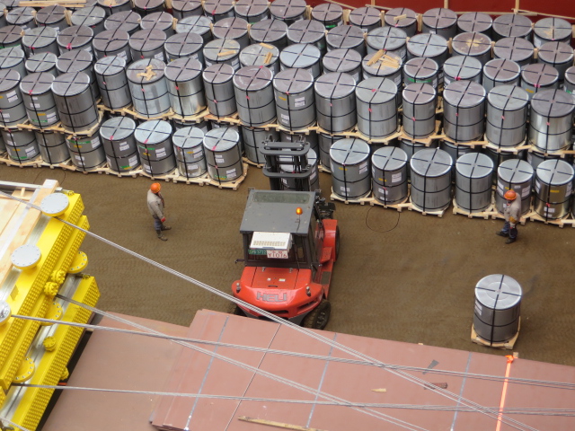 Cold Rolled Coils Loading Inspection