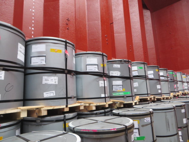 Cold Rolled Coils Loading Inspection