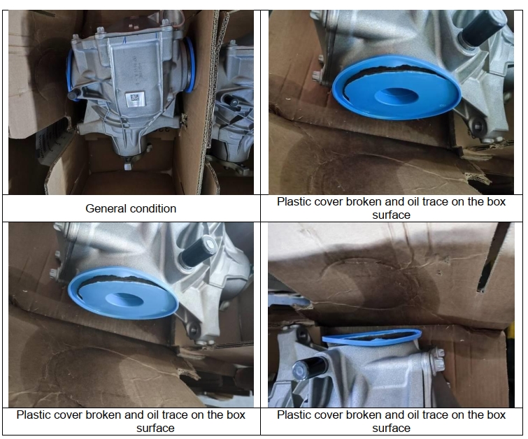 Cargo Damage Inspection at Factory
